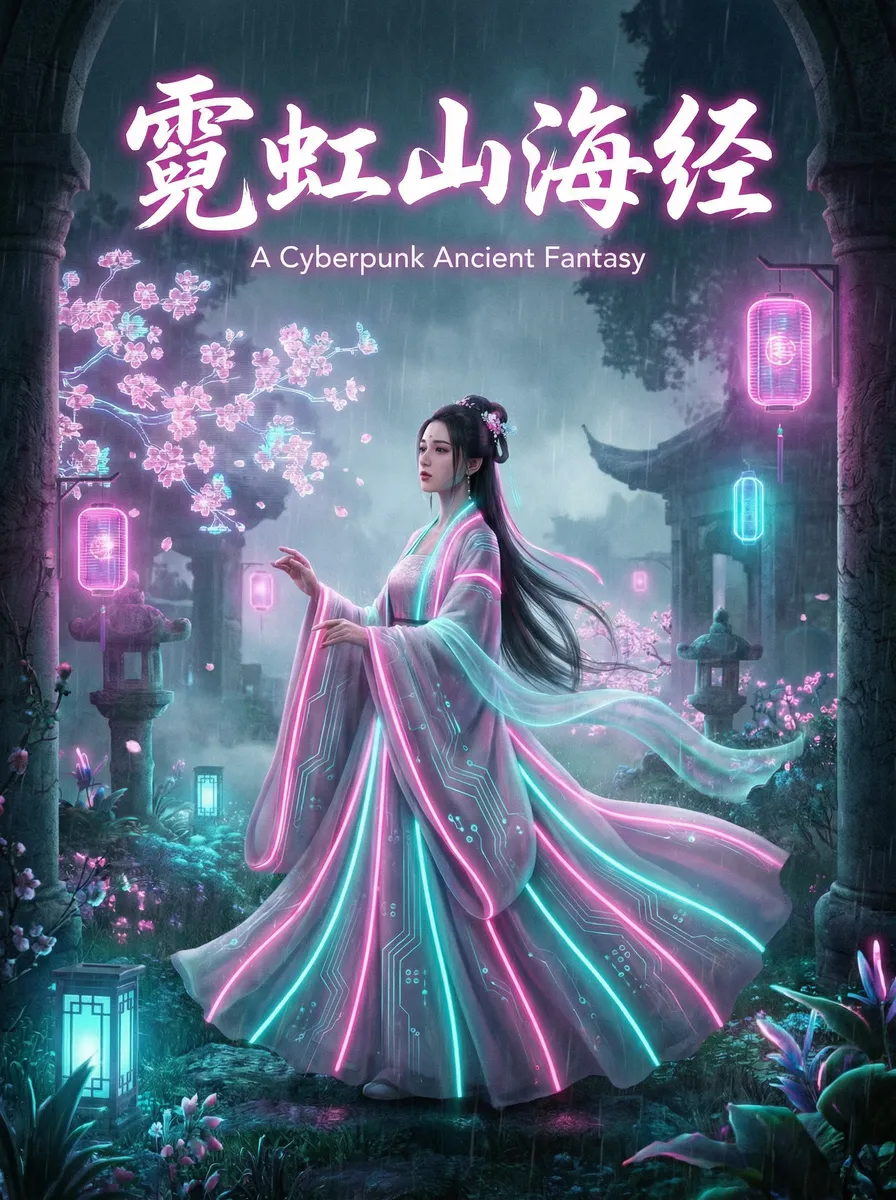好先生 古风奇缘短剧 - 霓虹山海经海报